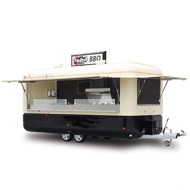 Coffee Shop Equipment - BBQ Concession Trailer Fully Equipped Mobile