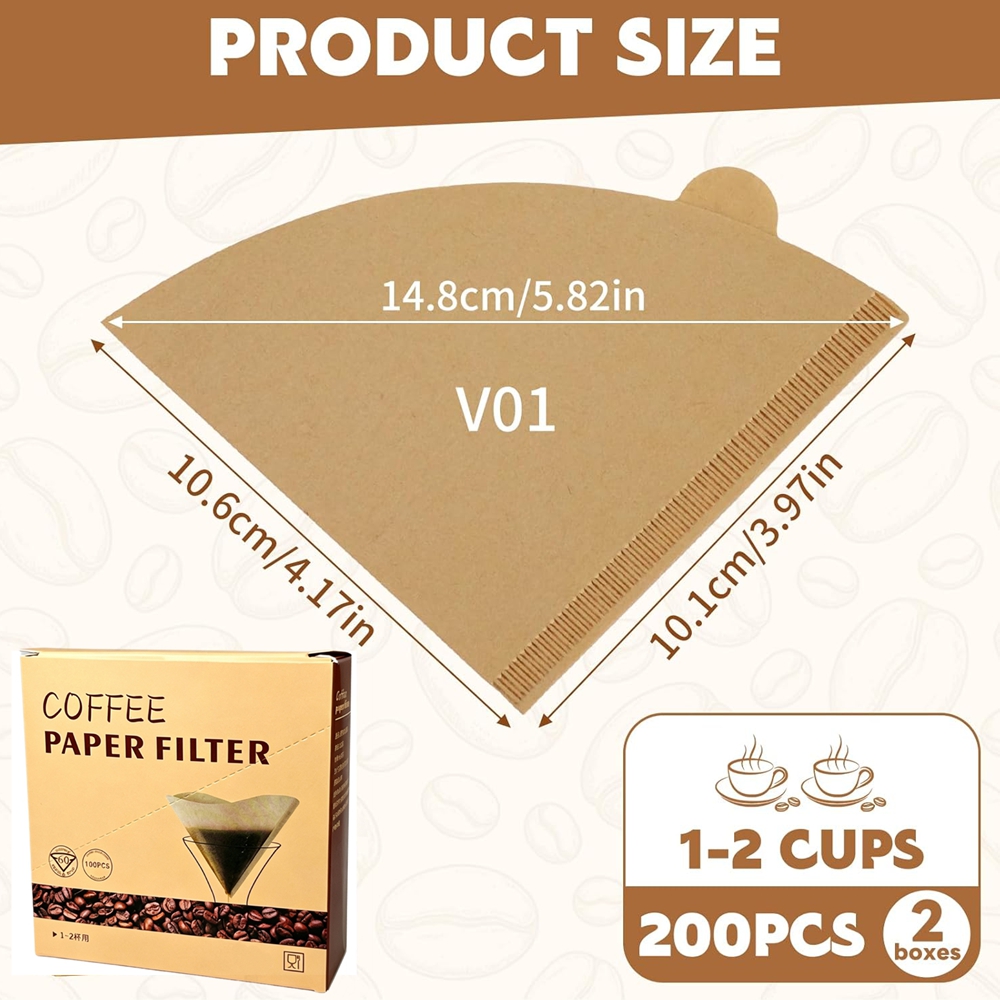 Coffee Filters 200 Count Cone  - Coffee Equipment Espresso review and price