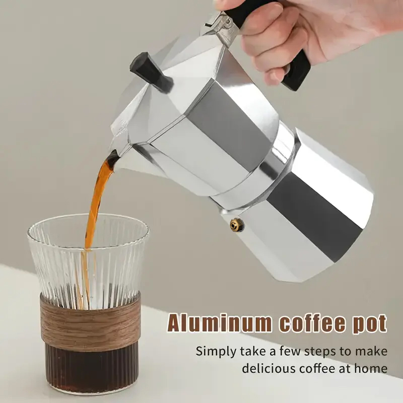 Classic Aluminum Moka Pot 50-3 - Coffee Equipment Espresso review and price