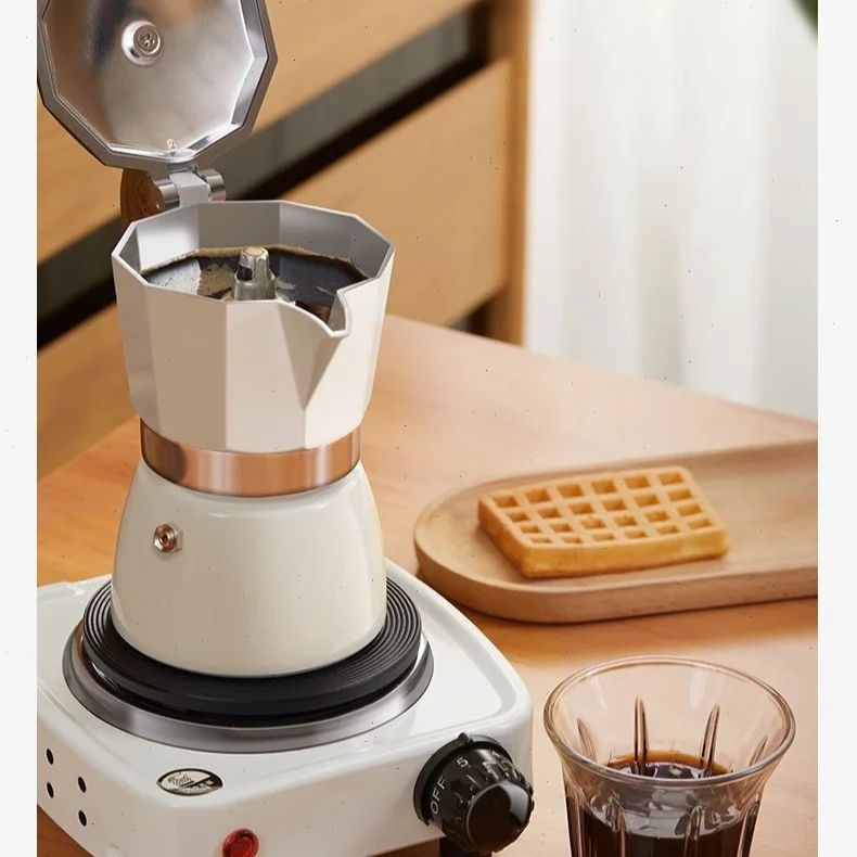 Round-bottomed Moka Pot Single - Coffee Equipment Espresso review and price